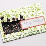 Altered Christmas Card By The Leaf Studio.
