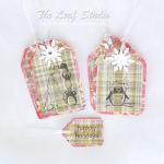 Penguins Christmas Tags (set Of 5) By The Leaf..