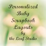 Custom 12x12 Baby Scrapbook Layout (2 Pages) By..