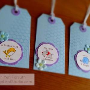 Creatures Tag Set (set Of 4) By The Leaf Studio.