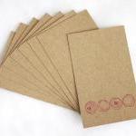 Circle Hearts Tags (set Of 8) By The Leaf Studio.