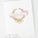 Set Of 4 Thank You Cards (blank Inside) By The..