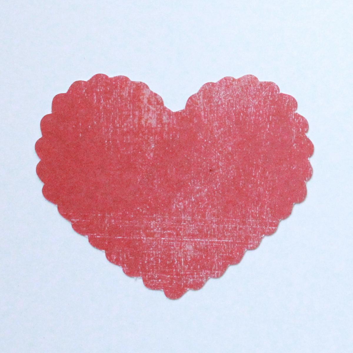 Wavy Edge Cut Out Hearts (set Of 15).tags.labels.place Cards.escort Cards.