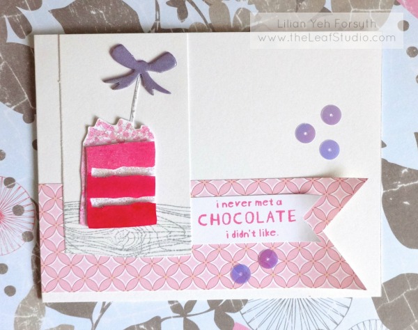 Ombre Cake Card. .